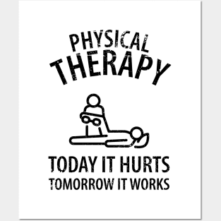 physiotherapist physical therapy gift saying funny Posters and Art